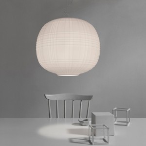 Lámpara de suspensión Tartan de Foscarini. Lámparas de diseño moderno.