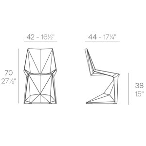 Silla Voxel mini. Vondom