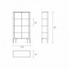 Vitrina Aura de Fiam. Muebles modernos italianos. Vitrinas con luz LED.