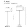 Lámpara pie Aitana de Carpyen. Tienda online lamparas modernas.