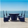 Silla Biophilia con Doble Pared y Tapizado de Tela Náutica | Vondom