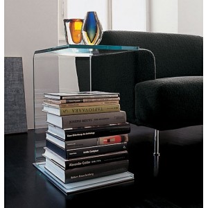 Mesa auxiliar Swan Cristal transparente. Sovet Italia