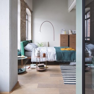 Cama Park lujosa y contemporánea de Novamobili. Camas de diseño moderno.