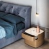 Cama Modo elegante y atractiva de Novamobili. Camas de dos plazas modernas.