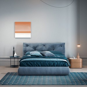 Cama Modo elegante y atractiva de Novamobili. Camas de dos plazas modernas.