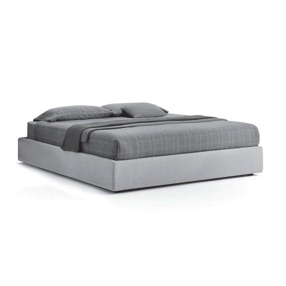 Cama atractiva y contemporánea Sommier tapizada de Novamobili. Somiers modernos.