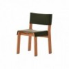 Silla de comedor madera teca exterior de Kettal de la colección Band.