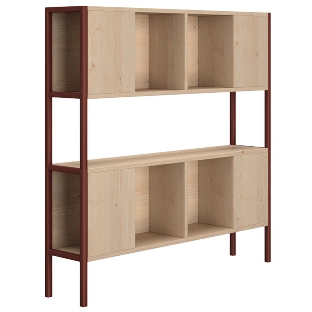 Librería elegante con almacenamiento Piem de Ofifran con diseño ideal para tu oficina