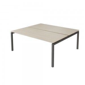 Mesa moderna auxiliar de oficina Bench cómoda con acabados en metal y melamina de Ofifran