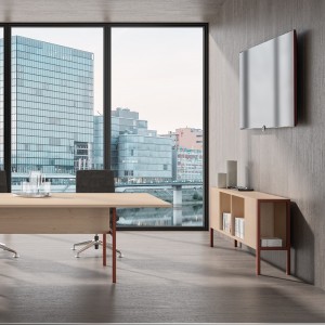 Aparador original y moderno con almacenamiento Piem de Ofifran con el diseño ideal para tu salón