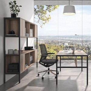 Librería elegante con almacenamiento Piem de Ofifran con diseño ideal para tu oficina