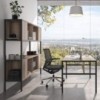 Librería elegante con almacenamiento Piem de Ofifran con diseño ideal para tu oficina