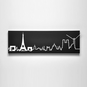 Reloj pared Skyline 1831. Progetti