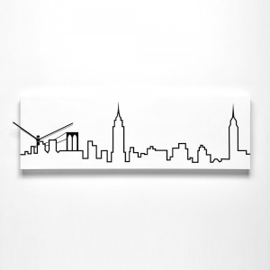 Reloj pared Skyline 1832. Progetti