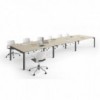 Mesa elegante rectangular para juntas Nexo de Ofifran con el diseño ideal para reuniones.