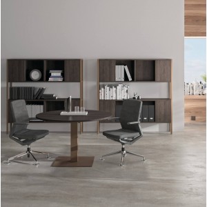 Librería elegante con almacenamiento Piem de Ofifran con diseño ideal para tu oficina