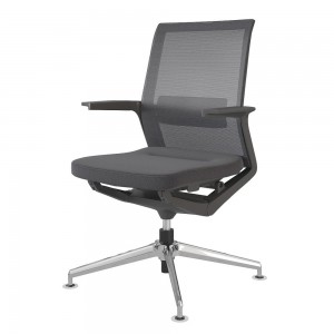 Silla malla Advance base giratoria de Ofifran con soporte lumbar ideal para largas jornadas de oficina.