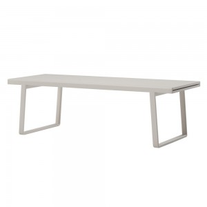 Mesa exterior comedor extensible, de la colección Bitta de Kettal.