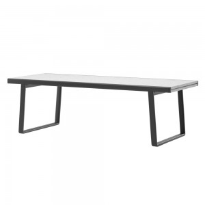 Mesa exterior comedor extensible, de la colección Bitta de Kettal.