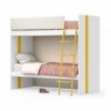 Literas Lila de Nidi con diseño italiano y moderno ideal para habitaciones juveniles.