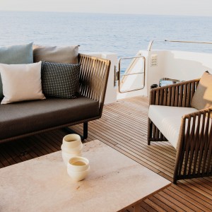 Sillón Club exterior Bela Rope colección Bitta Lounge de Kettal.
