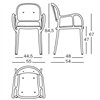 Silla Milà Tapizada Magis. Sillas polipropileno para comedor o cocina.