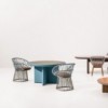 Sillón comedor exterior pies de aluminio cuerdas Bela Rope colección Cala de Kettal.