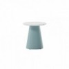 Mesa auxiliar Ø48 exterior de aluminio, de la colección Cala de Kettal.