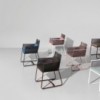 Sillón Comedor exteriores pies en aluminio de la colección Landscape de Kettal.