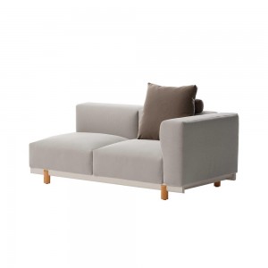 Esquinero 2 plazas exterior teca, colección Molo de Kettal.