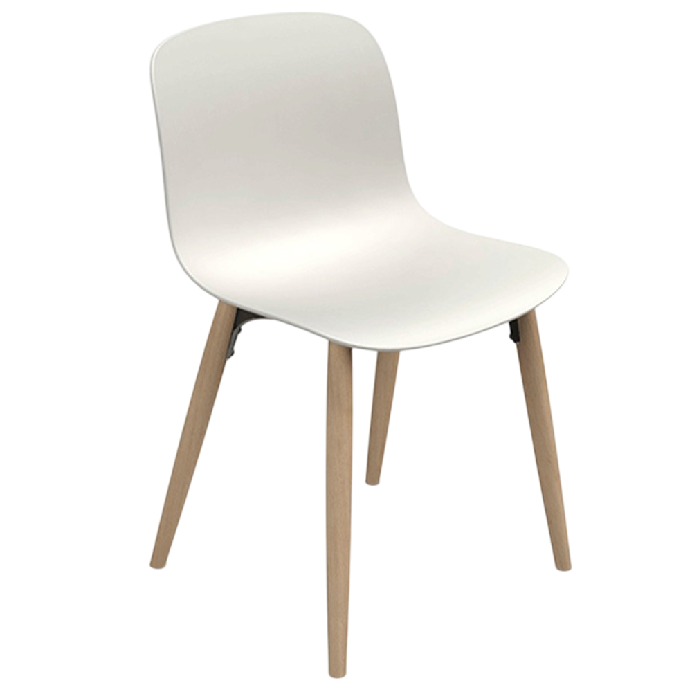 Silla Troy Polipropileno Madera de Magis. Moderna silla con patas haya.