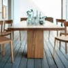 Mesa comedor Madera rectangular Boss executive de Riva1920 con un diseño moderno, acabados elegantes y de madera maciza.