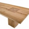Mesa comedor Madera rectangular Boss executive de Riva1920 con un diseño moderno, acabados elegantes y de madera maciza.