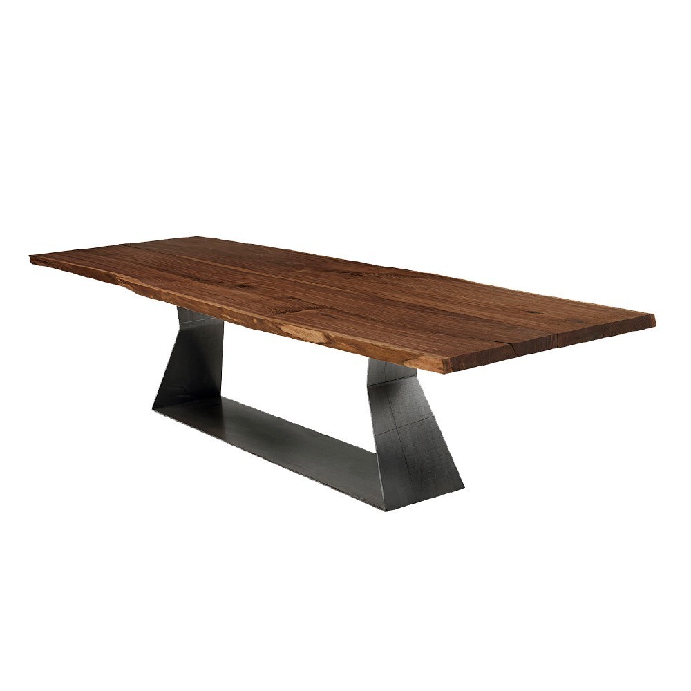 Mesa Rectangular Bedrock Plank C. de Riva1920 con un diseño moderno y madera italiana de alta calidad.
