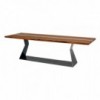 Mesa rectangular Bedrock Plank C Resina de Riva1920 con un diseño de lujo y alta calidad.