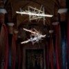 Lámpara suspensión La Traviata de Slamp. Obra de arte con diseño moderno.