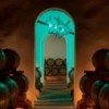 Lámpara suspensión La Traviata de Slamp. Obra de arte con diseño moderno.