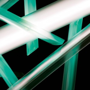 Lámpara suspensión La Traviata de Slamp. Obra de arte con diseño moderno.