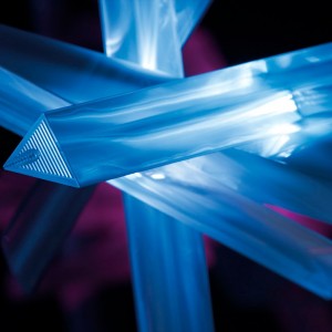 Lámpara suspensión La Traviata de Slamp. Obra de arte con diseño moderno.
