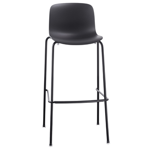 Taburete Troy Polipropileno Acero. Taburete apilable y apto para exterior.