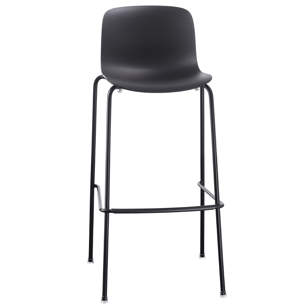 Taburete Troy Polipropileno Acero. Taburete apilable y apto para exterior.
