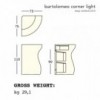Esquina Bartolomeo light de Plust Collection. Muebles originales de exterior.