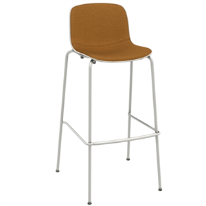 Taburete Troy de Polipropileno Tapizado Acero. Taburete de diseño moderno.