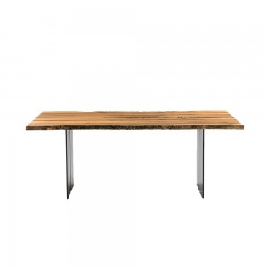 Mesa comedor Natura Briccola de Riva1920 con un diseño italiano de alta calidad, acabados modernos y de madera maciza.