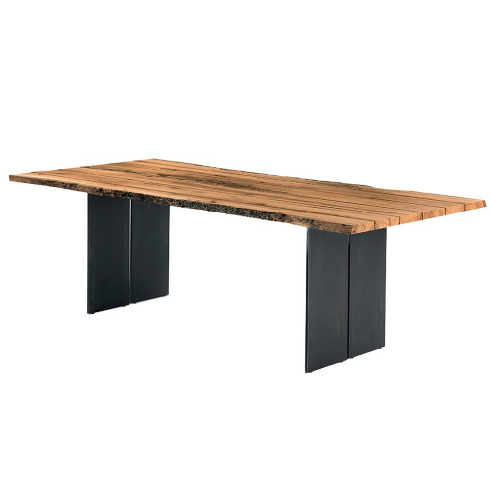 Mesa comedor Natura Briccola de Riva1920 con un diseño italiano de alta calidad, acabados modernos y de madera maciza.