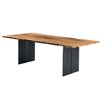 Mesa comedor Natura Briccola de Riva1920 con un diseño italiano de alta calidad, acabados modernos y de madera maciza.