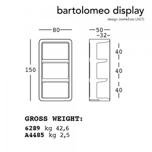 Display Bartolomeo para ambientes exteriores de Plust Collection