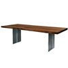 Mesa comedor madera rectangular Natura Extra Natural Sides de Riva1920 con un diseño natural de lujo y madera maciza italiana.