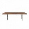 Mesa comedor madera rectangular Natura Extra Natural Sides de Riva1920 con un diseño natural de lujo y madera maciza italiana.