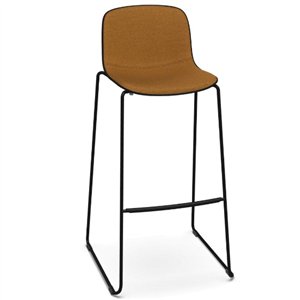 Taburete Troy Madera Tapizado Patin. Taburetes tapizados de diseño moderno.